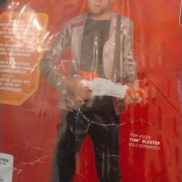 Disney Star Wars Kids Finn Costume, size medium 8-10 - Picture 4 of 9